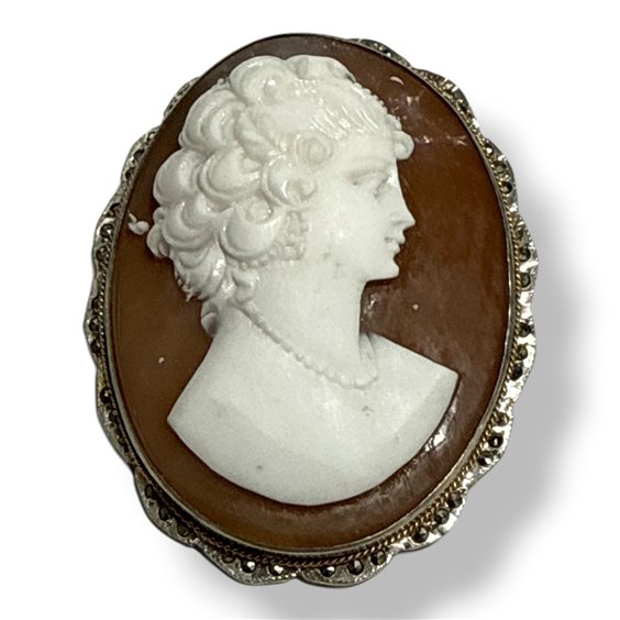 Brosche Mandile 1922 Dame Cammei antichi in Silber Conchiglia 2MSPCM47 - 2MSPCM47